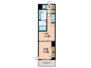 TLRレジデンス本町WESTの物件間取画像